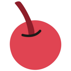 Simple Cherry Sticker
