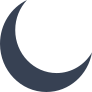 Simple Crescent Moon Sticker