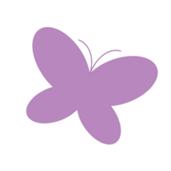 Simple Cute Butterfly Transfer Sticker