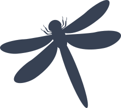 Simple Dragonfly Sticker