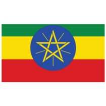 Simple Ethiopia Flag Sticker