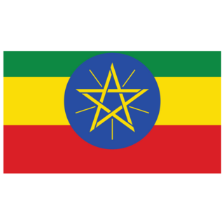 Simple Ethiopia Flag Sticker
