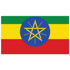 Simple Ethiopia Flag Sticker