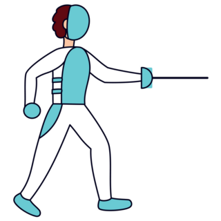 Simple Fencing Sticker