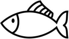 Simple Fish Sticker