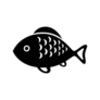 Simple Fish Transfer Sticker