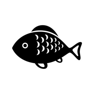 Simple Fish Transfer Sticker