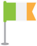 Simple Flag Of Ireland Sticker