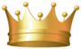 Simple Gold Crown Sticker