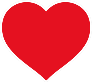 Simple Heart Love Sticker