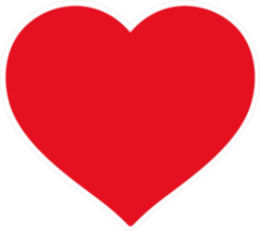 Simple Heart Love Sticker