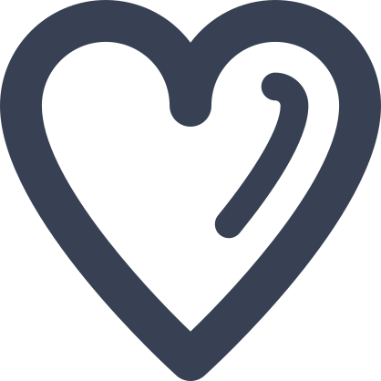 Simple Heart Outline Sticker