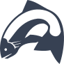 Simple Jumping Fish Sticker