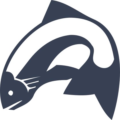 Simple Jumping Fish Sticker