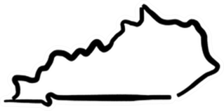 Simple Kentucky State Sticker