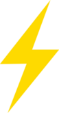 Simple Lightning Bolt Sticker