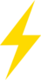 Simple Lightning Bolt Sticker