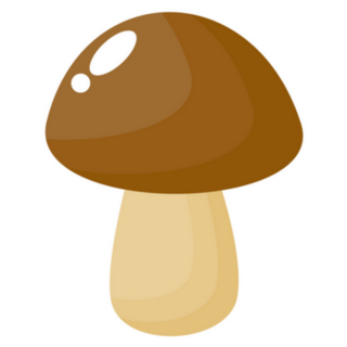 Simple Little Mushroom Sticker