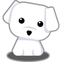 Simple Maltese Sticker