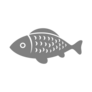 Simple Medium Size Fish Transfer Sticker
