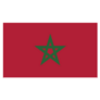 Simple Morocco Flag Sticker