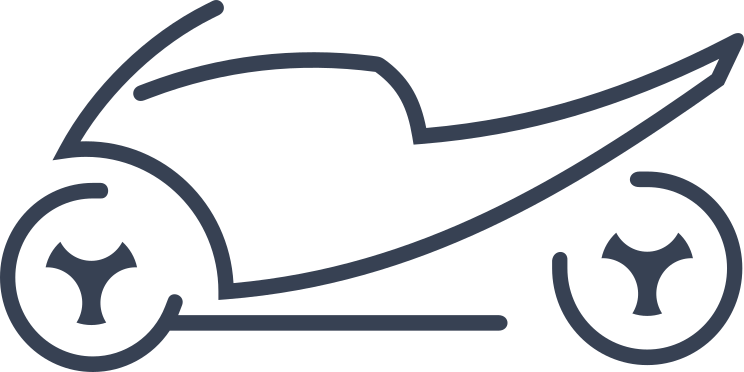 Simple Motorcycle Sticker