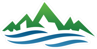 Simple Mountain Logo Sticker