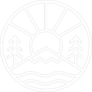 Simple Nature Circle Monoline Sticker