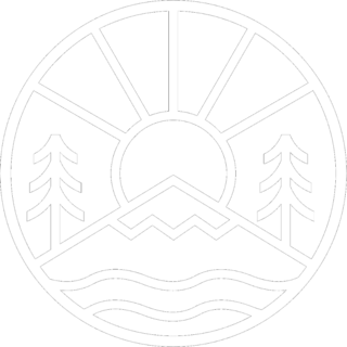 Simple Nature Circle Monoline Sticker