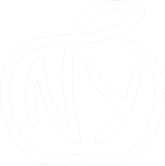 Simple New York Big Apple Sticker