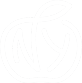 Simple New York Big Apple Sticker