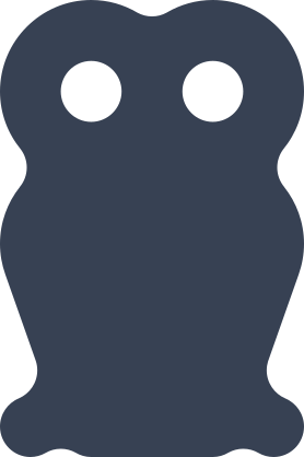 Simple Owl Silhouette Sticker