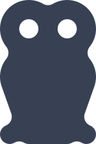 Simple Owl Silhouette Sticker