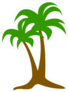 Simple Palm Tree Sticker