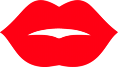 Simple Plump Lips Sticker