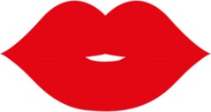 Simple Puffy Lips Sticker