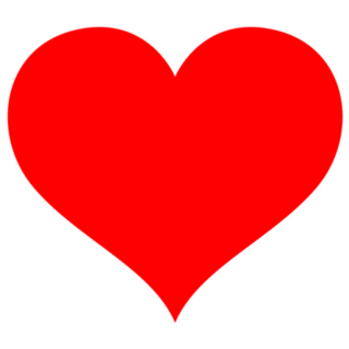 Simple Red Heart Sticker