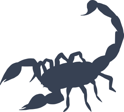 Simple Scorpion Sticker