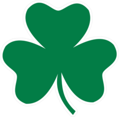Simple Shamrock Sticker