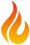 Simple Small Flame Sticker
