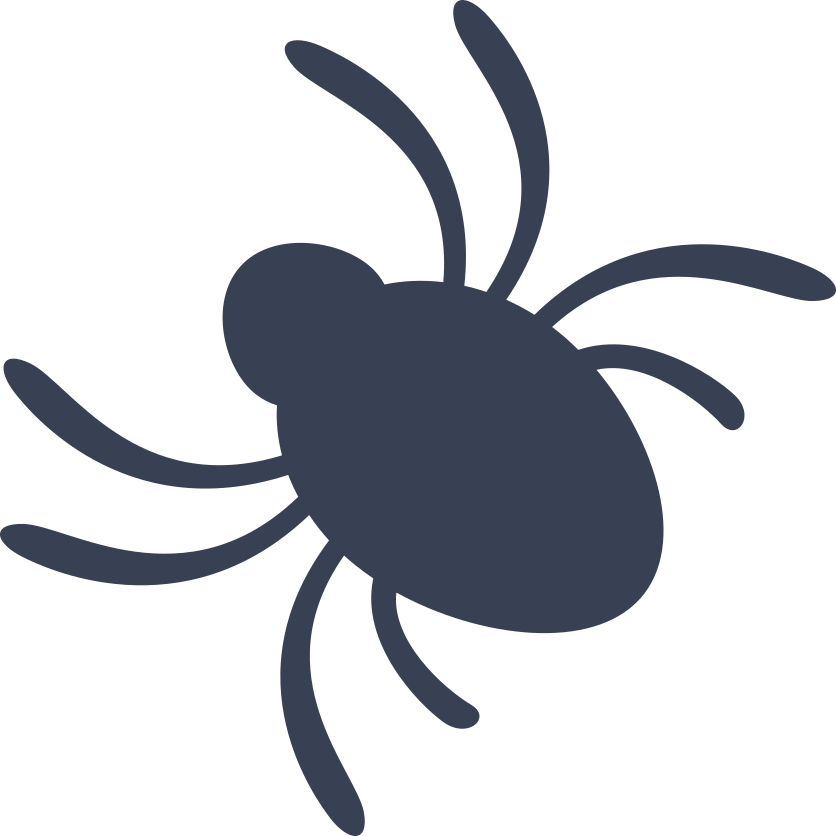 Simple Spider Sticker - 50+ Colors!