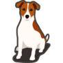 Simple Terrier Sticker