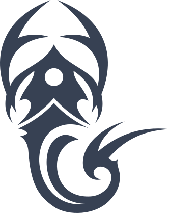 Simple Tribal Scorpion Sticker