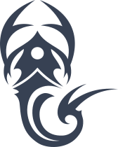 Simple Tribal Scorpion Sticker