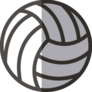 Simple Volleyball Sticker