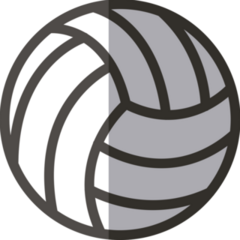Simple Volleyball Sticker