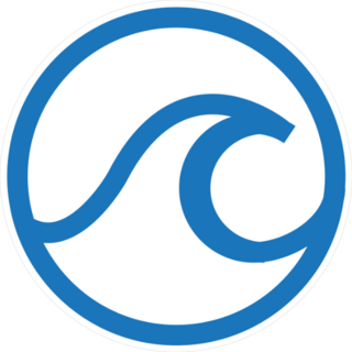 Simple Wave Circle Sticker