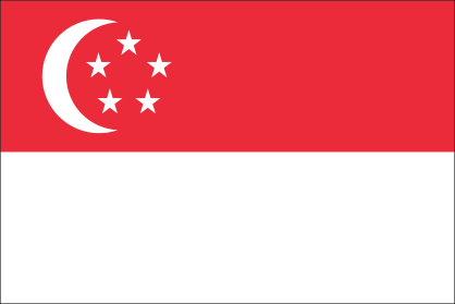 Singapore Flag Sticker