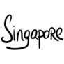 Singapore, Hand-lettered Sticker