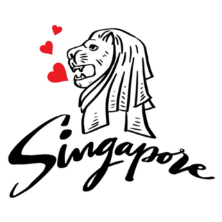 Singapore Lion Landmark Sticker